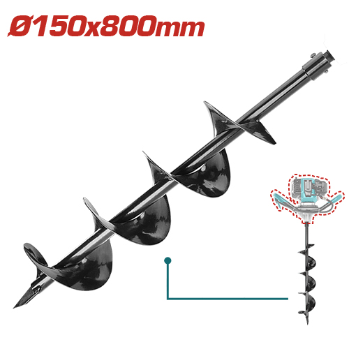 Mecha Total P/ Perforadora De Suelo 150x800mm
