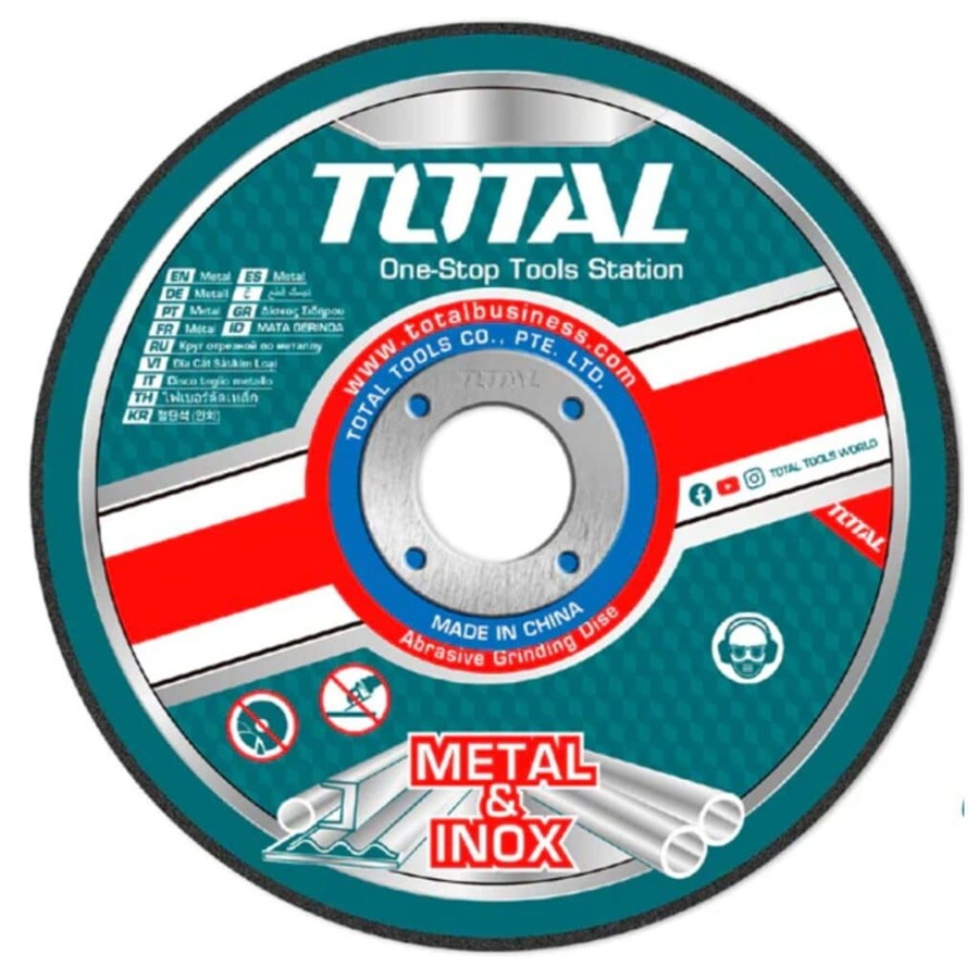 Imagen miniatura de Disco Abrasivo Total 115*1.0*22*2 Mm Metal E Inox