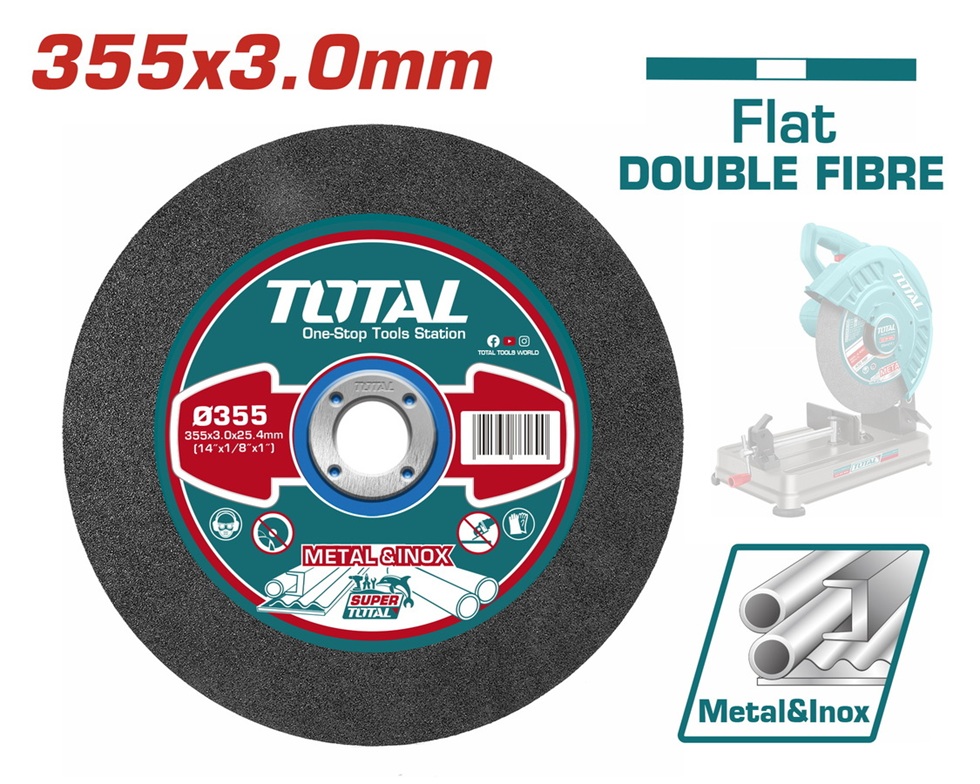 Imagen miniatura de Disco Abrasivo Total 355x3.0x25.4mm Metal E Inox