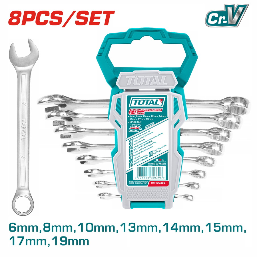 Imagen miniatura de Set Llave Combinada Total 8 Pcs
