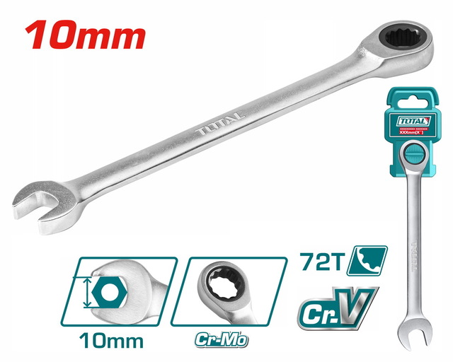 Imagen miniatura de Llave Combinada Con Cricket Total 10 Mm
