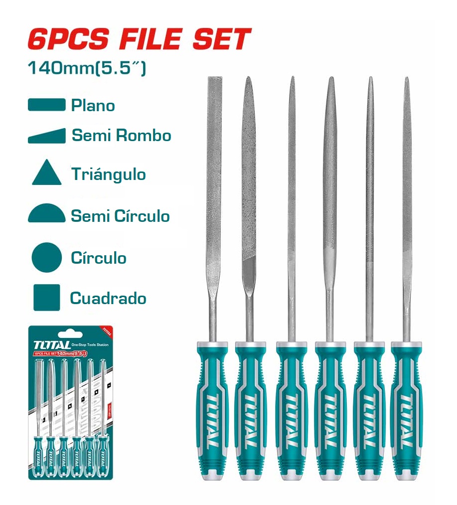 Set Limas Total 6pcs