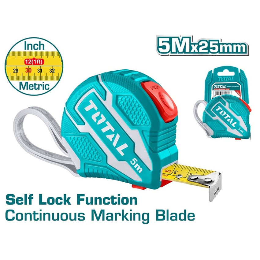 Imagen miniatura de Cinta Metrica Total 5mx25mm Bloqueo