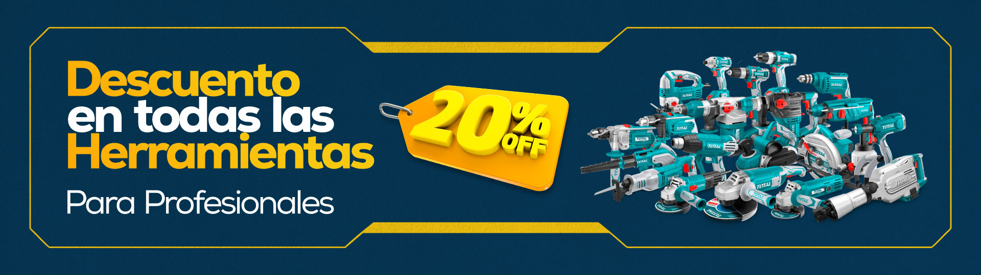 Descuentos del 20% para Profesionales en todas las herrameintas