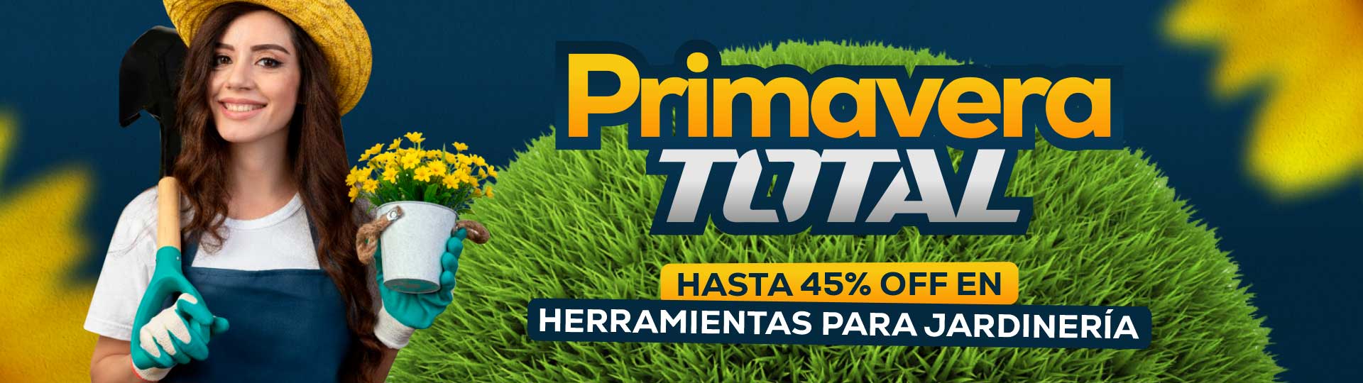 Primavera TOTAL - Hasta 45% off en herramientas para Jardinería